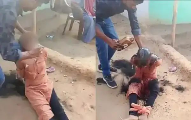 छत्तीसगढ़:15 साल की शादी के बाद हैवान बना पति! पत्नी के हाथ-पैर बांधे, सिर मुंडवाया, चेहरा काला किया और बच्चों के सामने कराया ऐसा काम कि रूह कांप उठे..