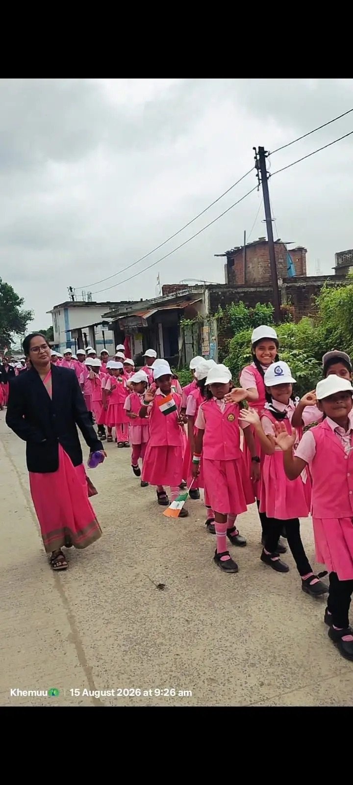 मॉडर्न पब्लिक हायर सेकेंडरी स्कूल गाताडीह में स्वतंत्रता दिवस हर्षोल्लास से मनाया गया